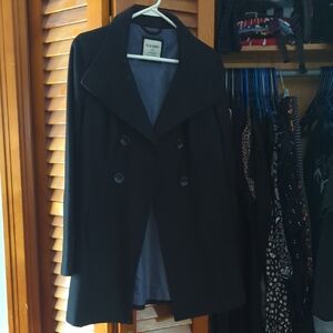 Old Navy Women's Classic Black Peacoat